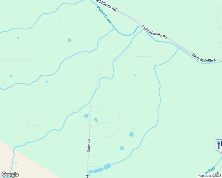 map of restaurants, bars, coffee shops, grocery stores, and more near 464 Gates Road in Hamilton