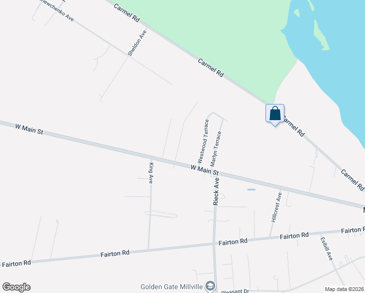 map of restaurants, bars, coffee shops, grocery stores, and more near 25 Lisa Marie Terrace in Millville