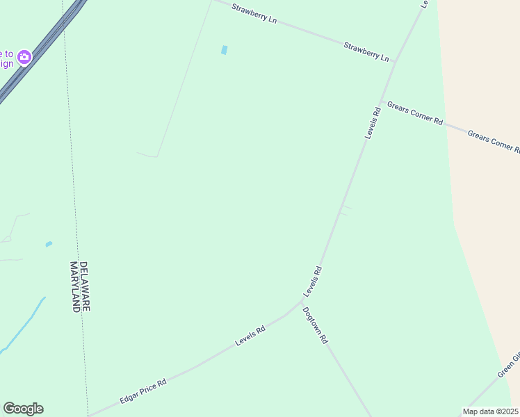 map of restaurants, bars, coffee shops, grocery stores, and more near 1603 Levels Road in Middletown
