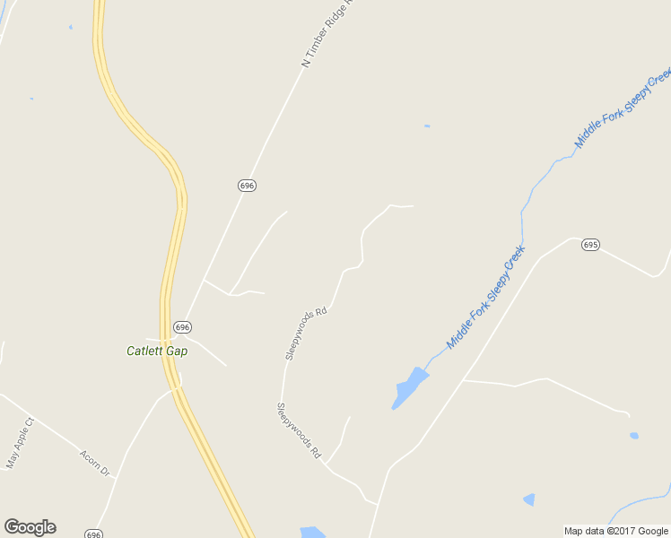 map of restaurants, bars, coffee shops, grocery stores, and more near 467 Sleepy Woods Rd in Cross Junction