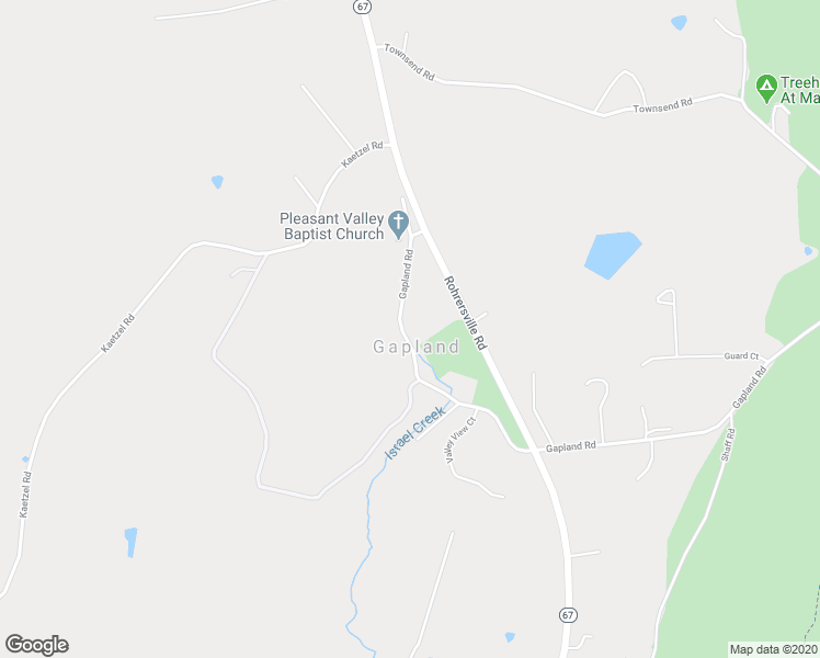 map of restaurants, bars, coffee shops, grocery stores, and more near 3305 Gapland Road in Rohrersville