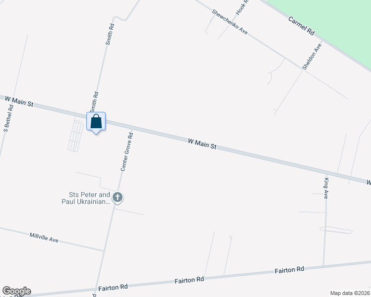 map of restaurants, bars, coffee shops, grocery stores, and more near 2037 West Main Street in Millville