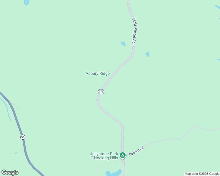 map of restaurants, bars, coffee shops, grocery stores, and more near 21704 Highway 278 in Nelsonville