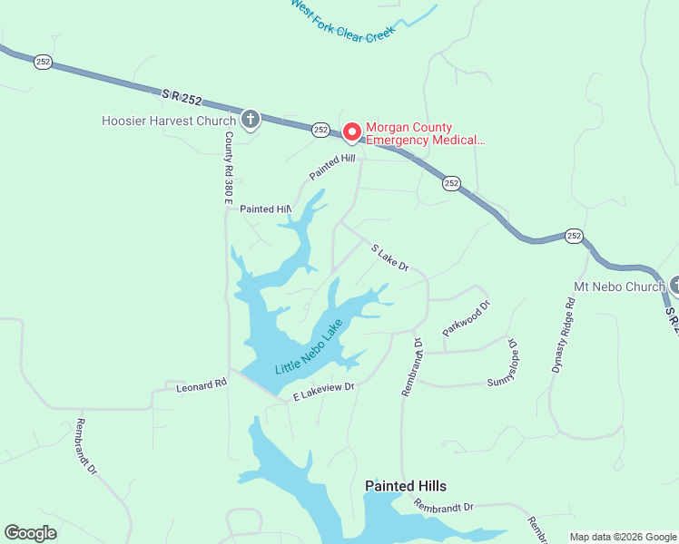 map of restaurants, bars, coffee shops, grocery stores, and more near 1723 Eagles View Drive in Martinsville