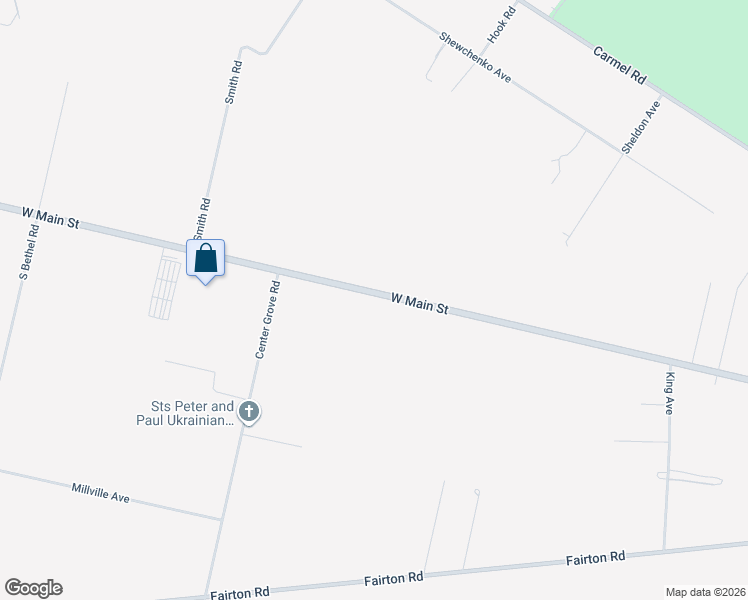 map of restaurants, bars, coffee shops, grocery stores, and more near 2037 West Main Street in Millville