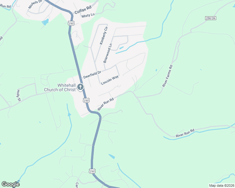 map of restaurants, bars, coffee shops, grocery stores, and more near 99 Pine Ridge Lane in Fairmont