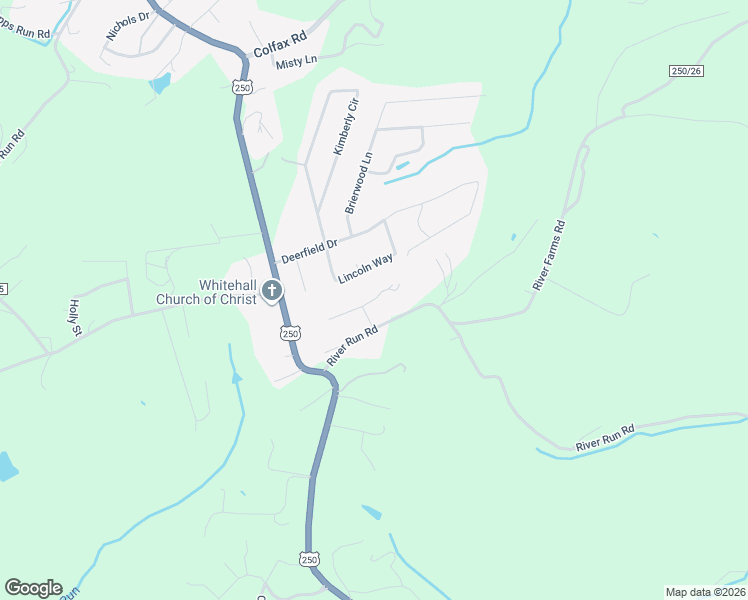 map of restaurants, bars, coffee shops, grocery stores, and more near 99 Pineridge Lane in Fairmont