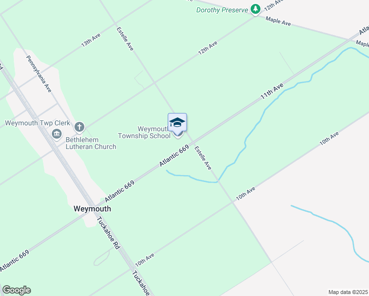 map of restaurants, bars, coffee shops, grocery stores, and more near 1202 11th Avenue in Weymouth