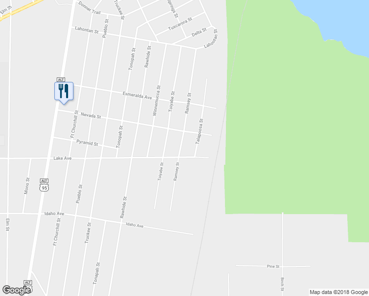map of restaurants, bars, coffee shops, grocery stores, and more near 2940 Ramsey Street in Silver Springs