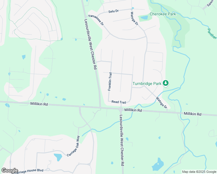 map of restaurants, bars, coffee shops, grocery stores, and more near 5912 Franklin Trail in Butler County