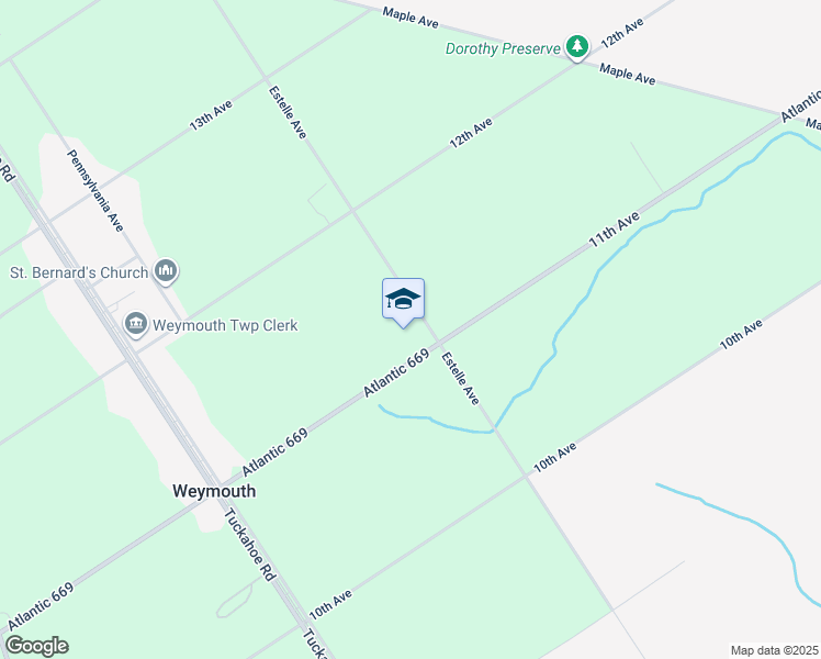 map of restaurants, bars, coffee shops, grocery stores, and more near 1202 11th Avenue in Weymouth