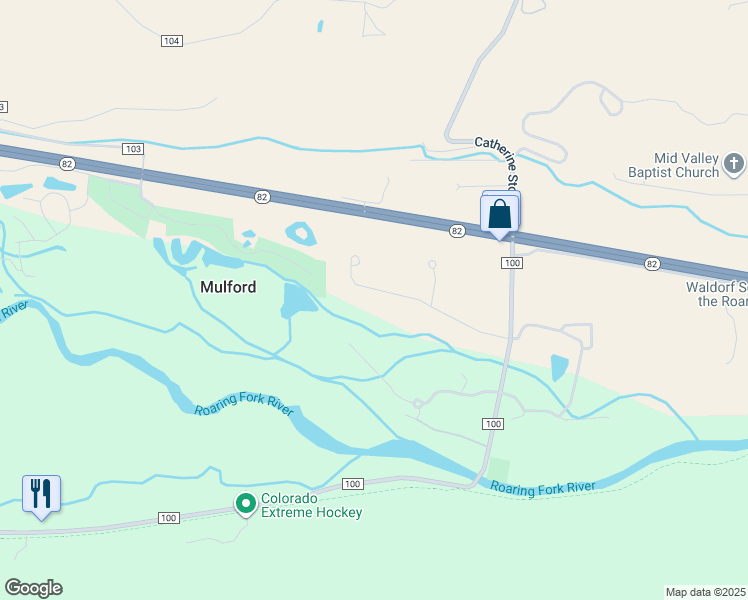 map of restaurants, bars, coffee shops, grocery stores, and more near 32 Equestrian Way in Carbondale