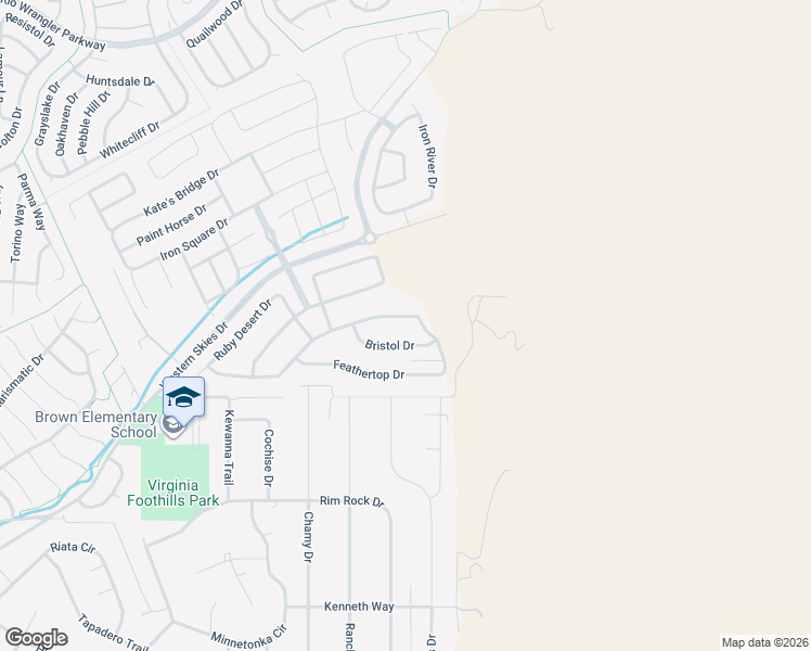 map of restaurants, bars, coffee shops, grocery stores, and more near 3034 Copper Stone Drive in Reno