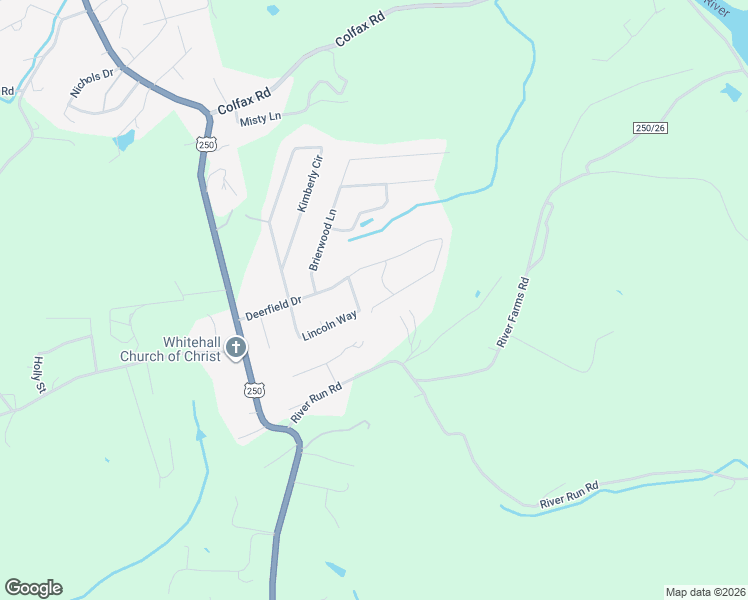map of restaurants, bars, coffee shops, grocery stores, and more near 7001 Scenic View Drive in Fairmont
