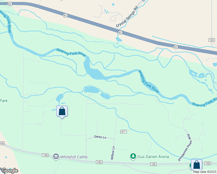 map of restaurants, bars, coffee shops, grocery stores, and more near 477 Rose Lane in Carbondale