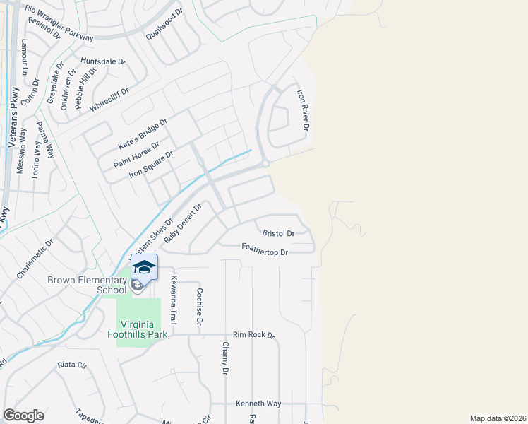 map of restaurants, bars, coffee shops, grocery stores, and more near 3018 Copper Stone Drive in Reno