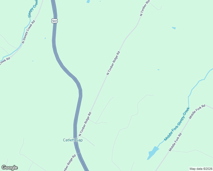map of restaurants, bars, coffee shops, grocery stores, and more near 421 North Timber Ridge Road in Cross Junction
