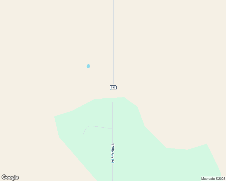 map of restaurants, bars, coffee shops, grocery stores, and more near 170th Avenue Road in Penokee