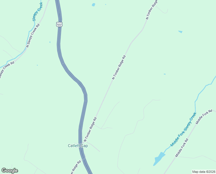 map of restaurants, bars, coffee shops, grocery stores, and more near 421 North Timber Ridge Road in Cross Junction