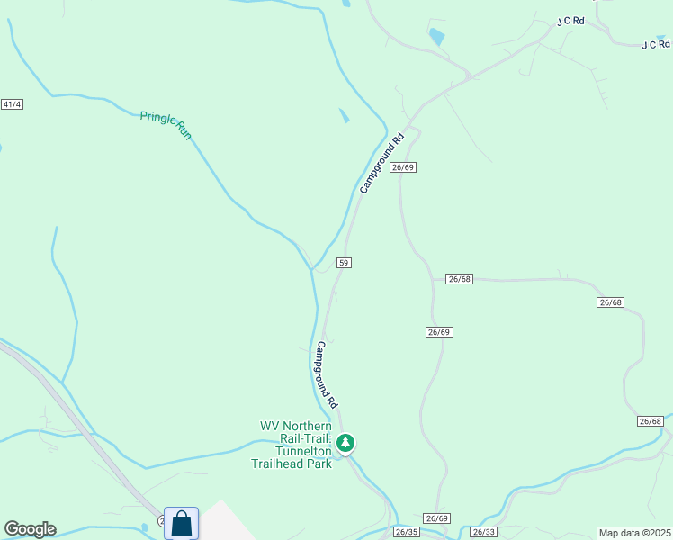 map of restaurants, bars, coffee shops, grocery stores, and more near 1319 Old Tunnelton-Kingwood in Tunnelton