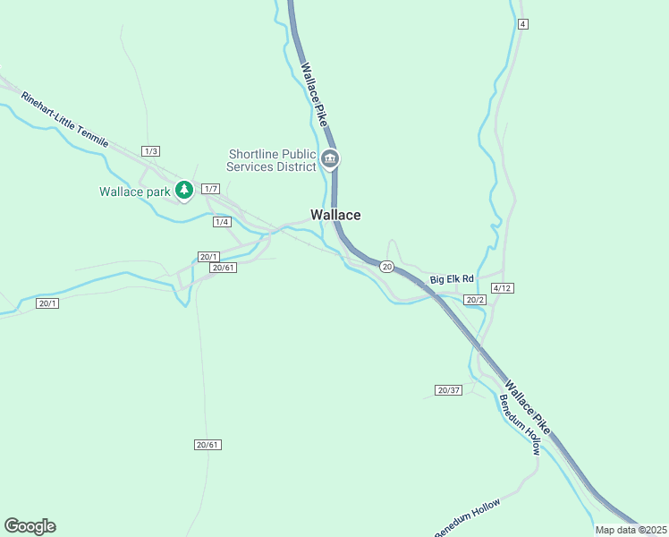 map of restaurants, bars, coffee shops, grocery stores, and more near 68 Middlebourne Road in Wallace