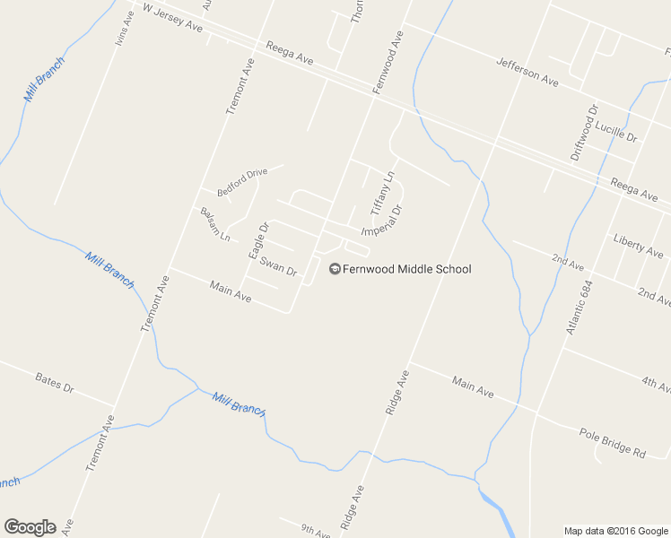 map of restaurants, bars, coffee shops, grocery stores, and more near 4034 Fernwood Avenue in Egg Harbor Township