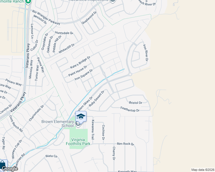 map of restaurants, bars, coffee shops, grocery stores, and more near 3001 Desert Olive Drive in Reno