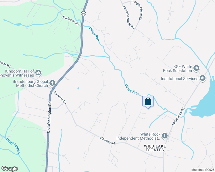 map of restaurants, bars, coffee shops, grocery stores, and more near 6053 Moore Dr in Sykesville