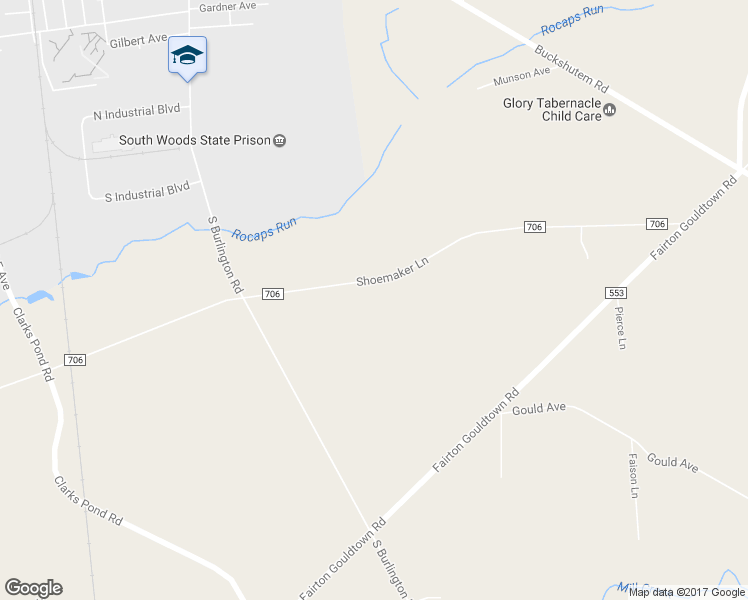 map of restaurants, bars, coffee shops, grocery stores, and more near 195 Shoemaker Lane in Bridgeton