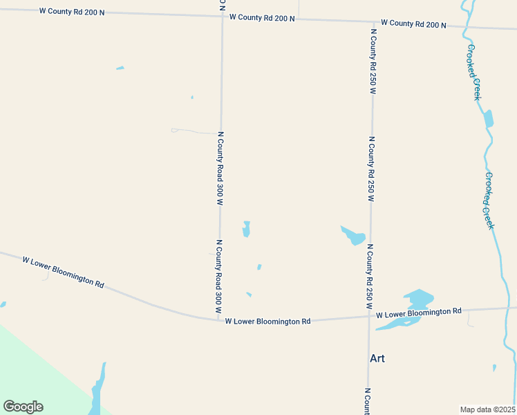 map of restaurants, bars, coffee shops, grocery stores, and more near 1336 North County Road 300 West in Brazil