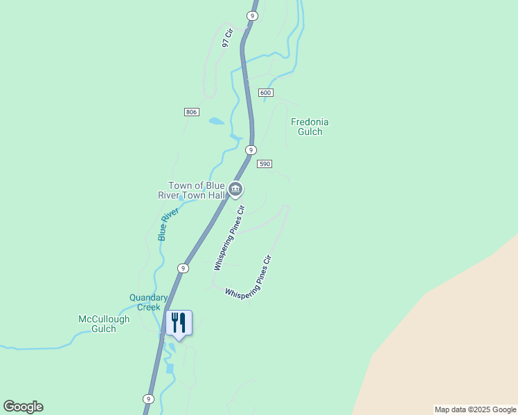 map of restaurants, bars, coffee shops, grocery stores, and more near 910 Whispering Pines Circle in Breckenridge