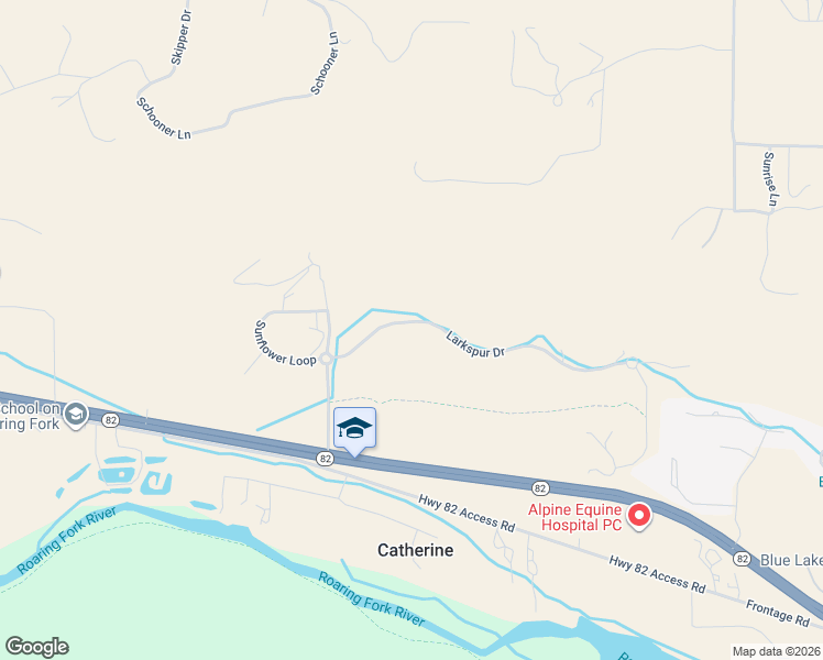 map of restaurants, bars, coffee shops, grocery stores, and more near 201 Larkspur Drive in Carbondale