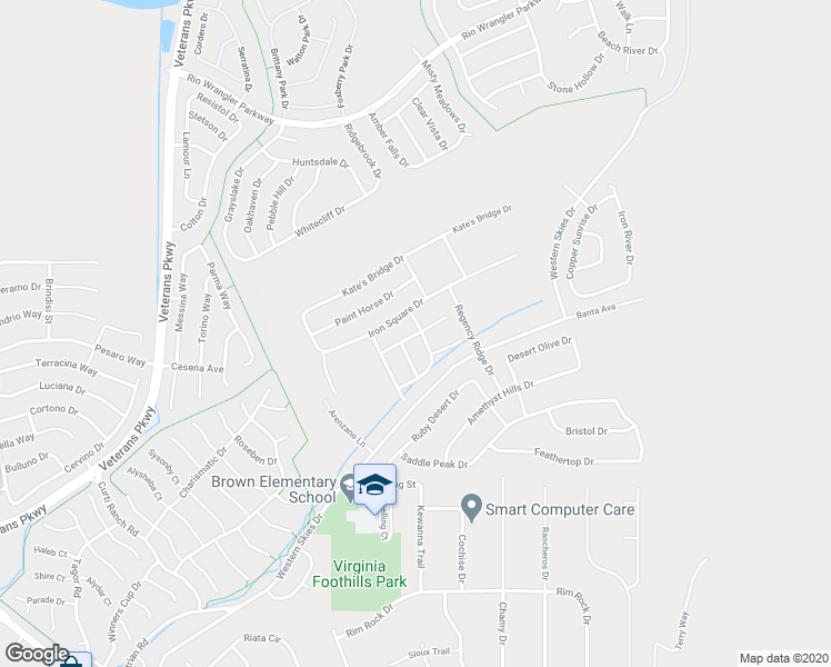 map of restaurants, bars, coffee shops, grocery stores, and more near 12322 Cave Primrose Lane in Reno