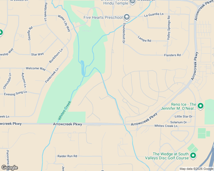 map of restaurants, bars, coffee shops, grocery stores, and more near 12930 Silver Wolf Road in Reno