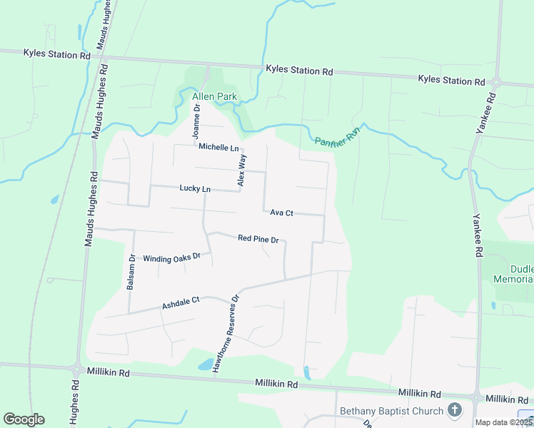 map of restaurants, bars, coffee shops, grocery stores, and more near 6618 Red Pine Drive in Butler County