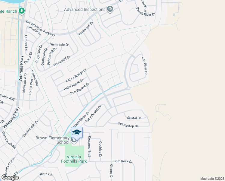 map of restaurants, bars, coffee shops, grocery stores, and more near 9041 Western Skies Dr in Reno