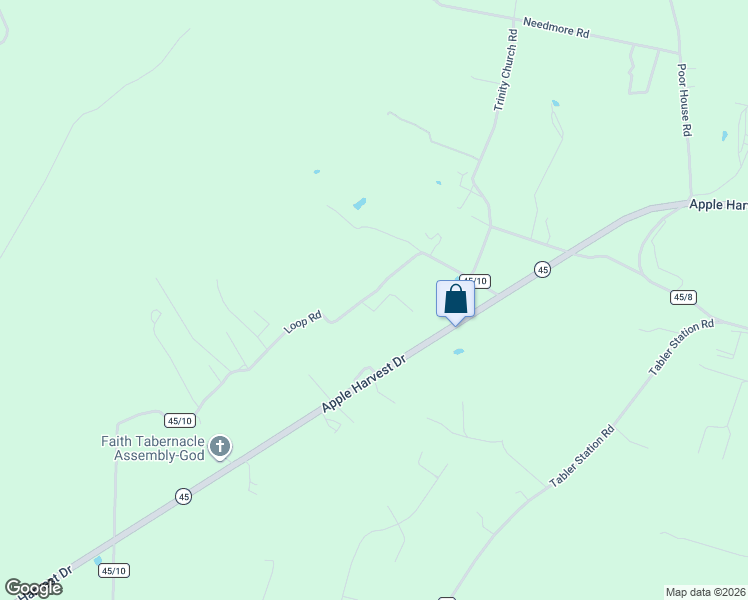 map of restaurants, bars, coffee shops, grocery stores, and more near 1158 Loop Road in Gerrardstown