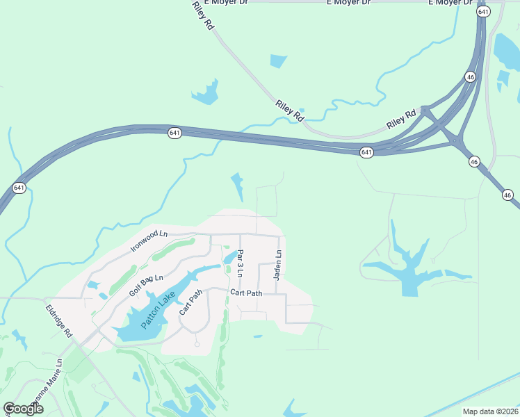 map of restaurants, bars, coffee shops, grocery stores, and more near 4508 Ironwood Lane in Terre Haute