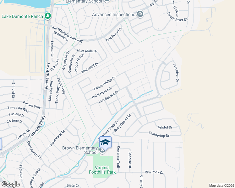 map of restaurants, bars, coffee shops, grocery stores, and more near 2370 Iron Square Drive in Reno