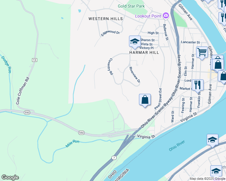 map of restaurants, bars, coffee shops, grocery stores, and more near 100 Summerset Drive in Marietta