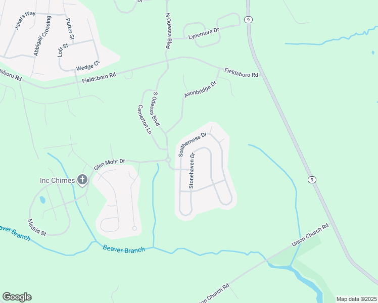 map of restaurants, bars, coffee shops, grocery stores, and more near 530 Stonehaven Drive in Townsend