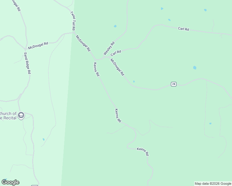 map of restaurants, bars, coffee shops, grocery stores, and more near 14490 Keirns Road in Millfield