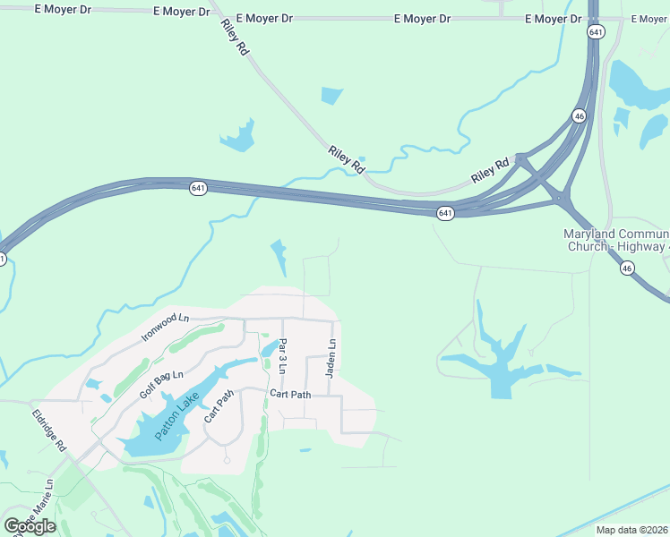 map of restaurants, bars, coffee shops, grocery stores, and more near 4640 Ironwood Lane in Terre Haute