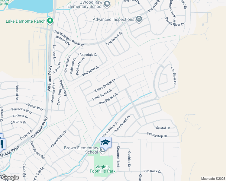 map of restaurants, bars, coffee shops, grocery stores, and more near 2370 Iron Square Drive in Reno