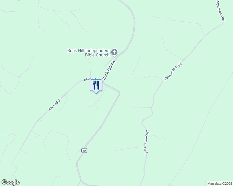 map of restaurants, bars, coffee shops, grocery stores, and more near 1798 Buck Hill Road in Gerrardstown