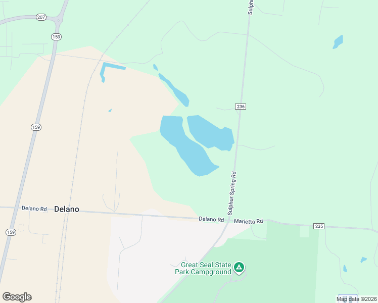 map of restaurants, bars, coffee shops, grocery stores, and more near 201 Sulphur Spring Road in Chillicothe