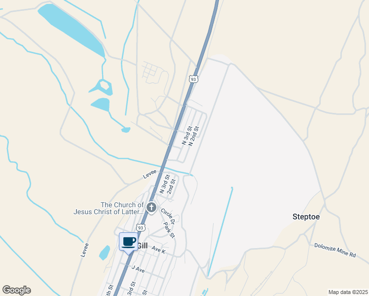 map of restaurants, bars, coffee shops, grocery stores, and more near 22-44 North 2nd Street in McGill