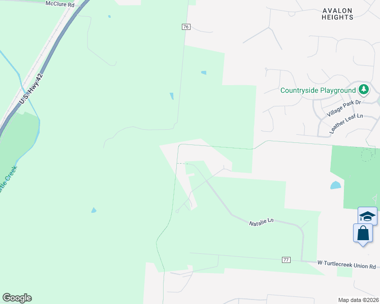 map of restaurants, bars, coffee shops, grocery stores, and more near 932 Natalie Lane in Lebanon