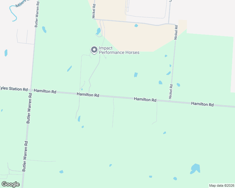 map of restaurants, bars, coffee shops, grocery stores, and more near 6661 Hamilton Road in Warren County