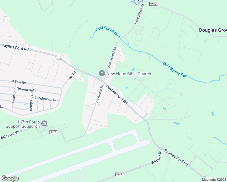 map of restaurants, bars, coffee shops, grocery stores, and more near 1006 Paynes Ford Road in Martinsburg